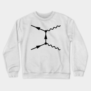 Feynman Diagram - Quantum Field Theory And Particle Physics Crewneck Sweatshirt